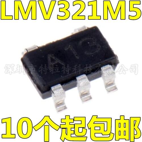 10pcs/lot New Lmv321m5 A13 Low-Voltage Operational Amplifier Rails-to-Rail Output