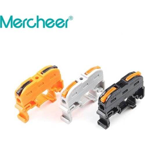 10Pcs PCT-211 Din Rail Fast Connection Terminal Press Wire Splicing Connector Replacing UK2.5B Terminal Block