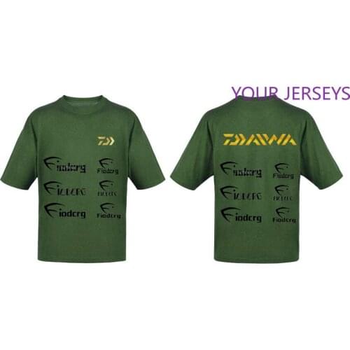 2020 Breathable Daiwa Fishing Clothing Short Sleeve V Neck Anti Uv Mens Fishing Clothes Outdoor Top Quality Daiwa Fishing Shirt