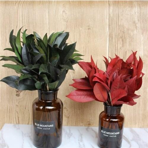 8pcs/15-20cm,Real Preserved Osmanthus leaves branch,Decorative Eternal Display Flower for Wedding Home flower arrangement