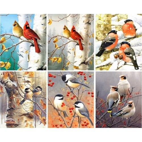 Diamond Painting Cross Stitch Birds 5D DIY Diamond Embroidery Sale Animals Rhinestones Picture Mosaic Art Home Decor