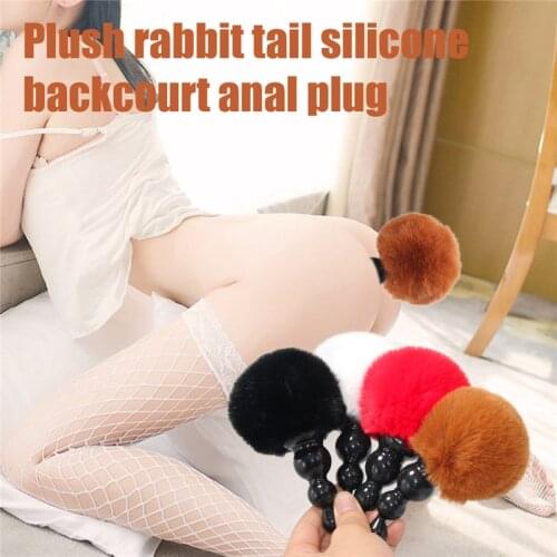 Anal Toy Butt Plug With Crystal Jewelry Smooth Touch Stainless Steel Bunny Tail Anal Plug Anal Sex Toys For Woman Men Gay Shop