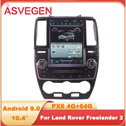 PX6 Android 8.1 Tesla Style ForLand Rover Freelander 2 Car GPS Navigation DSP CarPlay Autostereo With 4+32G Car Multimedia