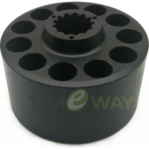 Cylinder block NACHI PVK-2B-505 pump parts repair ZX55 excavator piston pump