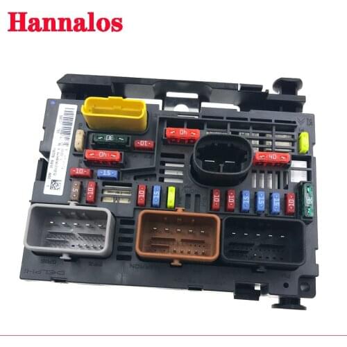 Hannalos Brand New Genuine Engine Compartment Fuse Box Assembly BSM R02 R19 9667044980 For Peugeot 3008 407 Citroen C5 C4PICCASO