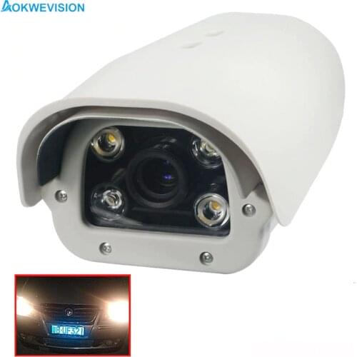 5MP IR LED Vehicle License number Plate Recognition 5-50mm varifocal lens LPR IP Camera for highway & parking lot