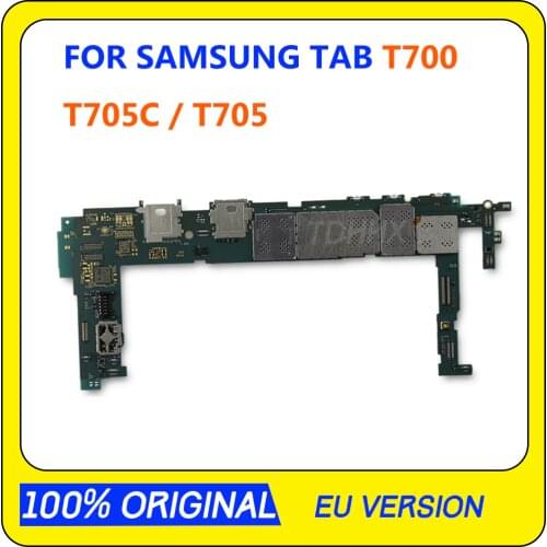 1pcs Used Original For Samsung Galaxy Tab S 8.4 SM-T700 T705 T705C 3G RAM 16G 32G ROM Unlocked Mainboard Motherboard Logic Board