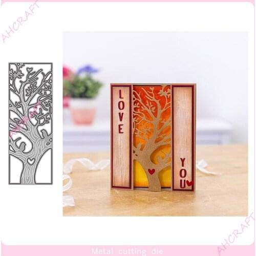 Tree Lace Metal Cutting Dies for DIY Scrapbooking Photo Album Decorative Embossing Paper Card Crafts Die 2021
