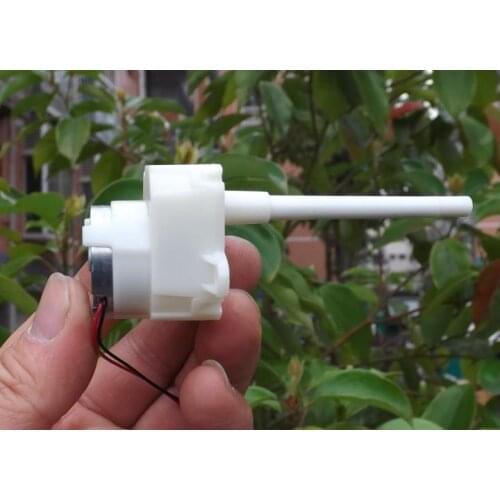 2pcs 12V reducer motor with worm gear motor length output shafts of the 300 motors