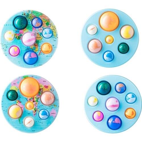 Pioneer of decompression rodent control, finger press the earth bubble music, squeeze music educational toys