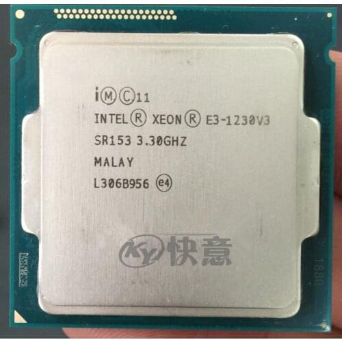 Intel Xeon Processor E3-1230 V3 E3 1230 V3 Quad-Core Processor LGA1150 Desktop CPU 100% working properly Desktop Proces