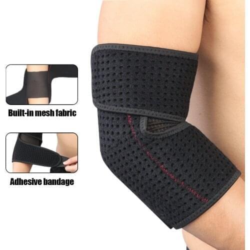 Adjustable Elbow Bandage Strap Protectors Outdoor Sport Breathable Tennis Badminton Elbow Brace Supports Hand Basketball