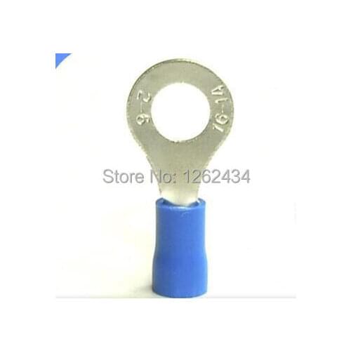 RV2- 6 brass red circular pre insulated terminal cold pressed terminal copper nose