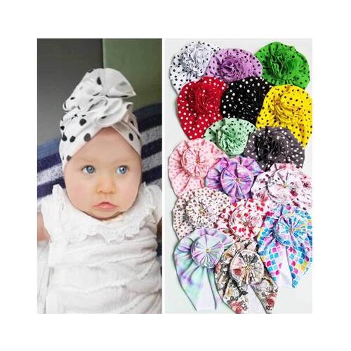 Autumn Winter Unisex Kids Printing Cotton Beanie Caps For Boys And Girls Heart Dot Baby Hats Bonnet Childrens Accessories