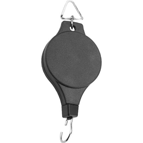 Telescopic Pulley Retractable Basket Chain Plastic Flowerpot Plant Pot Hooks Holder Household Hanger Pull Down Flower Planter