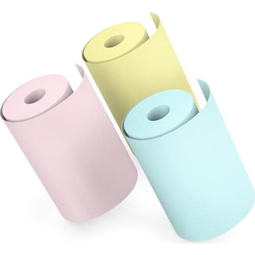 1 Roll 57x30mm Colorfast Adhesive Thermal Sticker Photo Printing Paper for Paperang P1 POS machine accessories Bundles