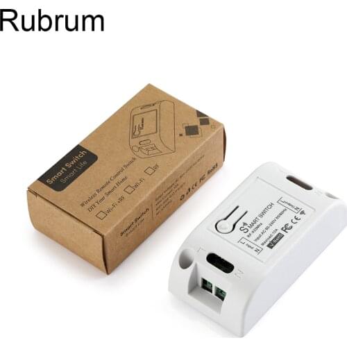 Rubrum 433 MHz Universal Wireless AC 110V 220V 1 CH Remote Control Switch RF Relay Receiver Module For LED Light Lamps Fans DIY