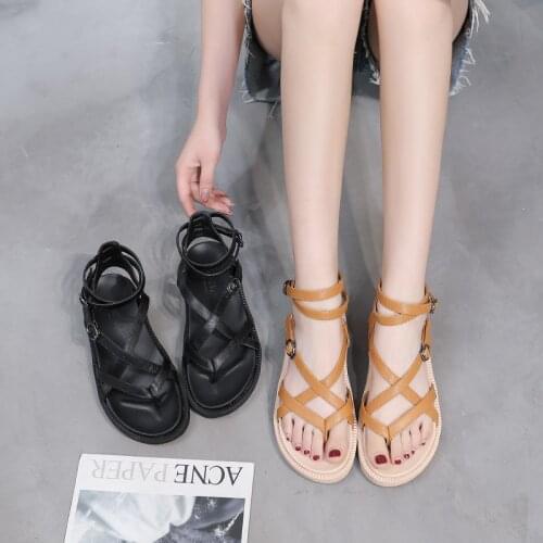 LAASIMI Womens Gladiator Wedges Sandals for Woman Platform Casual Shoes Female Rome Fashion Strap Footwear Ladies Solid Heels