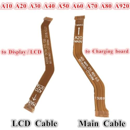 1Pcs for Samsung Galaxy A10 A20 A30 A40 A50 A60 A70 A80 A750 A920 SUB Motherboard Main Board Connector LCD Display Flex Cable