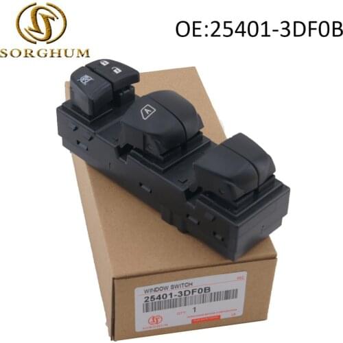 25401-3DF0B Power Window Master Control Switch for Nissan Tiida C12Z C12W 2011-2014