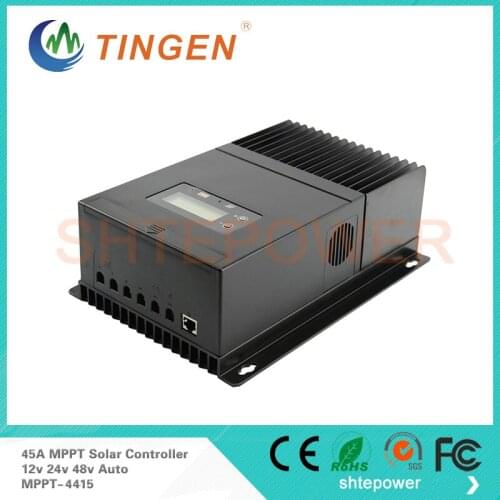 45A Controller For Solar panels Battery Charger system application 12V/24V/48V work Max 48V 2688W system MPPT-4415