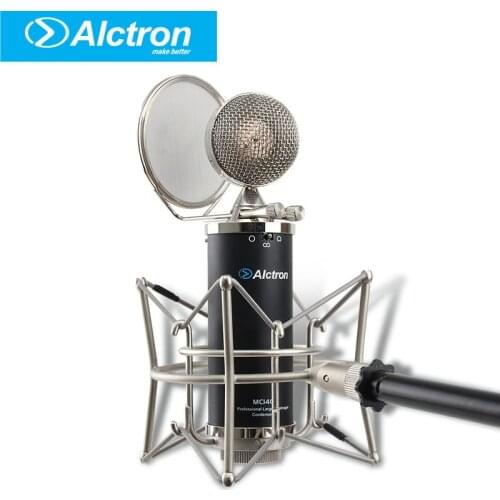 Alctron MC1400 Professional Multi-Pattern Large Diaphragm Recording Condenser Microphone, Studio Microphone