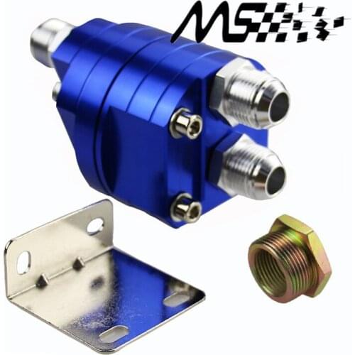 AN10 Aluminum AN10 Relocation Oil Filter 10AN Sandwich Adapter kit + 2pcs Fitting for Universal Cars