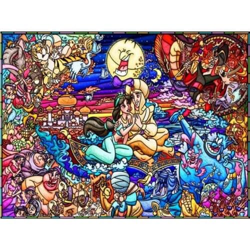 Anime princess diamond painting cartoon girl mosaic art embroidery kids toys rhinestone picture puzzle toy drawing wall decor