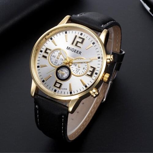 Sleek Minimalist Fashion With Strap Dial Quartz Watch For Men High Hardness Tempered Glass Round Dial Wrist Watch Reloj Hombre