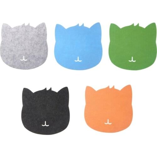 Mouse pad-versal Thicken Mouse Pad Felt Cloth 200x200x3mm Cute Cat Mouse Pad Mat