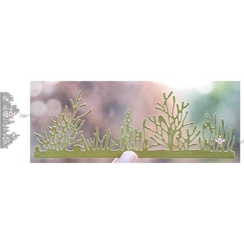 Mmao Crafts Metal Steel Cutting Dies New Seaweed Edge Stencil For DIY Scrapbooking Paper/photo Cards Embossing Dies