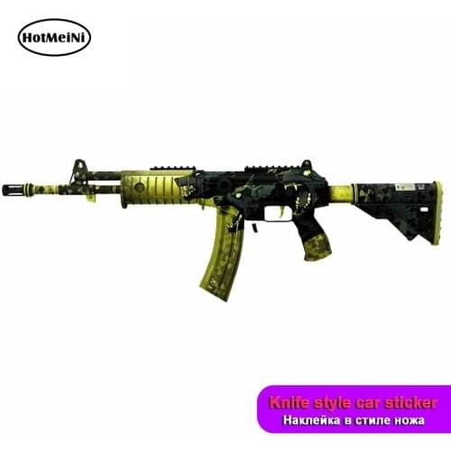 HotMeiNi 13cm For CSGO Blue S1 Fashion Decal Vinyl Material Car Stickers Anime Car Accessories Scratch-Proof Decoration