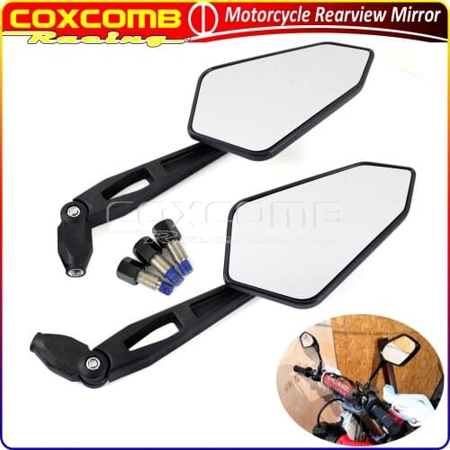 Motorcycle Side Mirrors M8/M10 Adapter Quad Rear View Mirror Universal For YAMAHA BMW HONDA DUCATI Triump Quad ATV Scooter