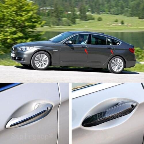 For BMW 5 6 7 series F20 F22 F07 F15 F06 F12 F13 G32 F01 F02 F03 F04 M5 F10 M6 Real carbon fiber Auto outer door handle cover