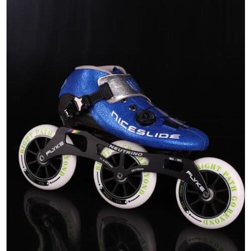 Original Niceslide Speed Inline Skates Self locking Carbon Fiber Professional Competition Speeding Skate Racing Skating Patines