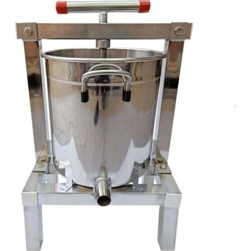 Fully Enclosed Beekeeping Press, Honey Press, Wax Press, Stainless Steel Wine Press Filter, Juice Extraction Tool