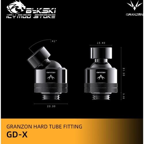 Bykski Granzon Superb 360 Degree Rotary Fitting G1/4 Freely Rotary Connector PC Water Cooling System Universal Joint GD-X