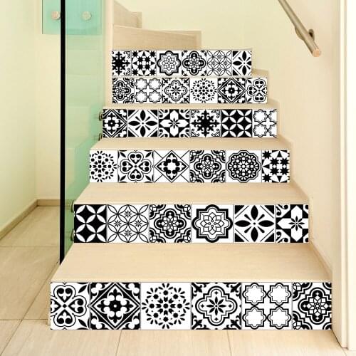 PVC Thick Wear-resistant Staircase Stickers Furniture Decorative Painting Wall Stickers Tile Stickers Room Decor Bedroom Decor