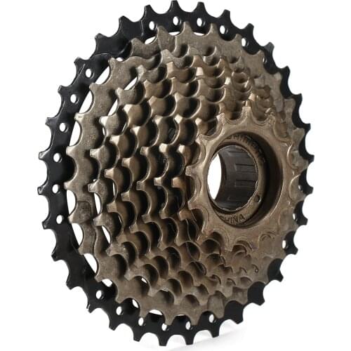 Threaded Steel 9 Speed Cassette Freewheel 13-32T Freewheel Gear Flywheel Bicycle Parts Mountain Bike Freewheel Replacement Parts