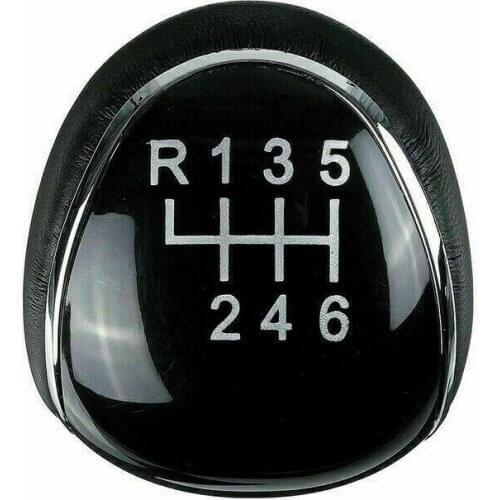 Plastic And Microfiber Leather Shift Gear Knob For Ford Focus S-Max Mk4 S-Max C-Max Mk2 Transit Quality Durable