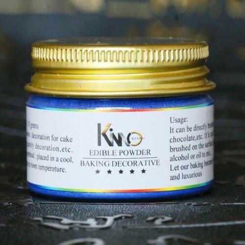 Edible Powder Glitter Is Blue Dust Dyes for Edible Food Coloring Cake Chocolate Decoration Be Food Decoration Party DIY 10g