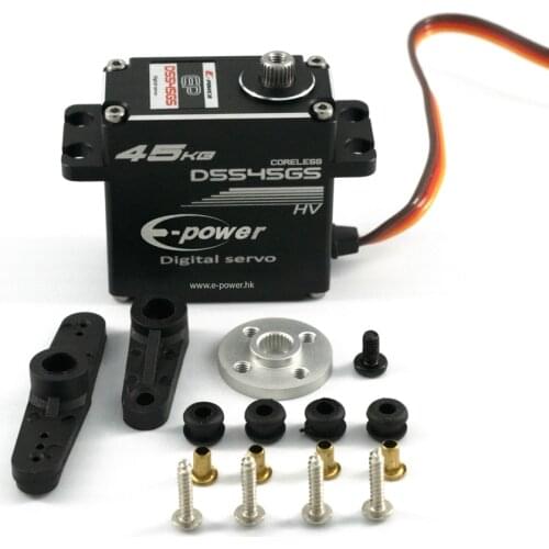 Waterproof Servo D5535GS D5545GS 35KG 45KG High Speed Metal Gear Digital Servo Baja Servo for 1/8 1/10 Scale RC Cars