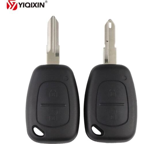 YIQIXIN For Nissan Vauxhall Opel Vivaro 2 Button Car Key Shell Fob Case For Renault Movano Trafic Kangoo Master Clio Scenic Key