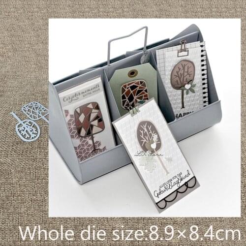 New Design Craft Metal Cutting Die die cuts 2pcs tree decoration scrapbook Album Paper Card Craft Embossing die cuts