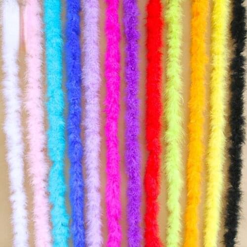 20pack Feather Boa Long Strip DIY Apparel Sewing Feathers Family Shopping Mall Party Holiday Layout Decoration Accessories