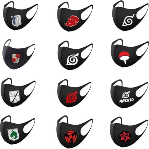 Anime Cosplay Fashion Masks Cloud Cotton Face Keep Warm Windproof Breathable Attack on Giants Masks