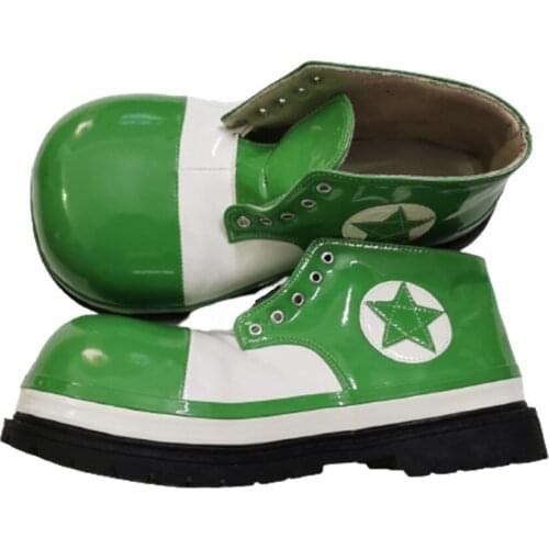 34cm Round Head Clown Shoes Adults Free Size Comical Club Joker Boots Customized Funny Party Gifts Joker Props