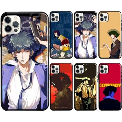 Cowboy Bebop Phone Case For iPhone 11 12 Pro Max 12 Mini X XR XS MAX 7 8 Plus 5S SE 2020 Soft Cover