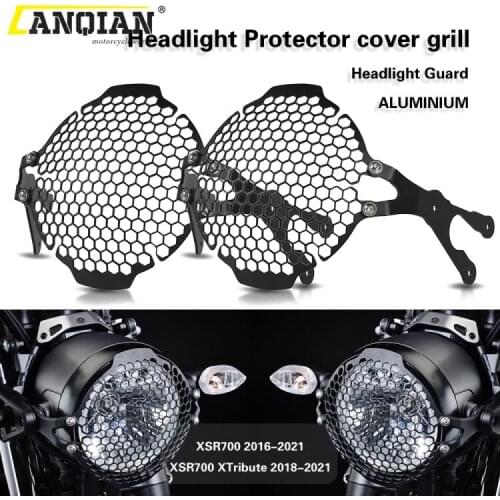 For Yamaha XSR700 2016 2017-2021 2020 Motorcycle Headlight Protector Cover Grill Head light Guard XSR 700 XTribute 2018-2021