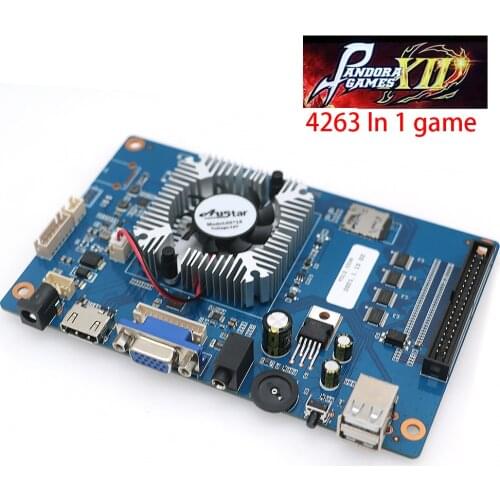 Pandora Box 12 4263 In 1 Game PCB Board 40P Home Version Arcade Cartridge HDMI VGA Motherboard With 66 3D Game